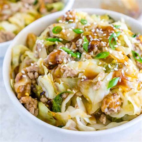 Sweet and Sour Cabbage Stir Fry with Pork | Babaganosh