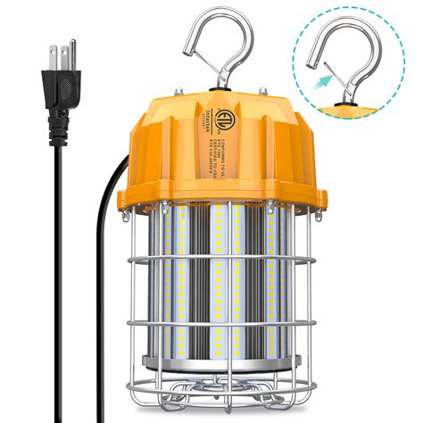 150W LED Construction Hanging Work Light Portable Temporary Jobsite Workshop ETL | eBay