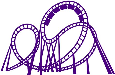 Roller Coaster Silhouette | Free vector silhouettes