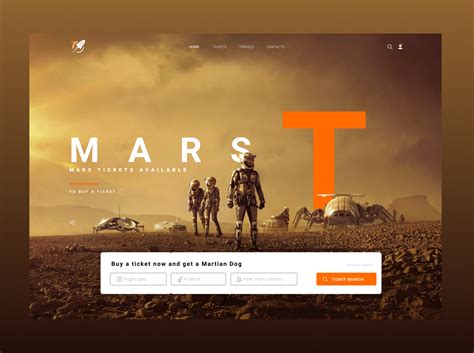 Mars Tickets by Реализатор on Dribbble