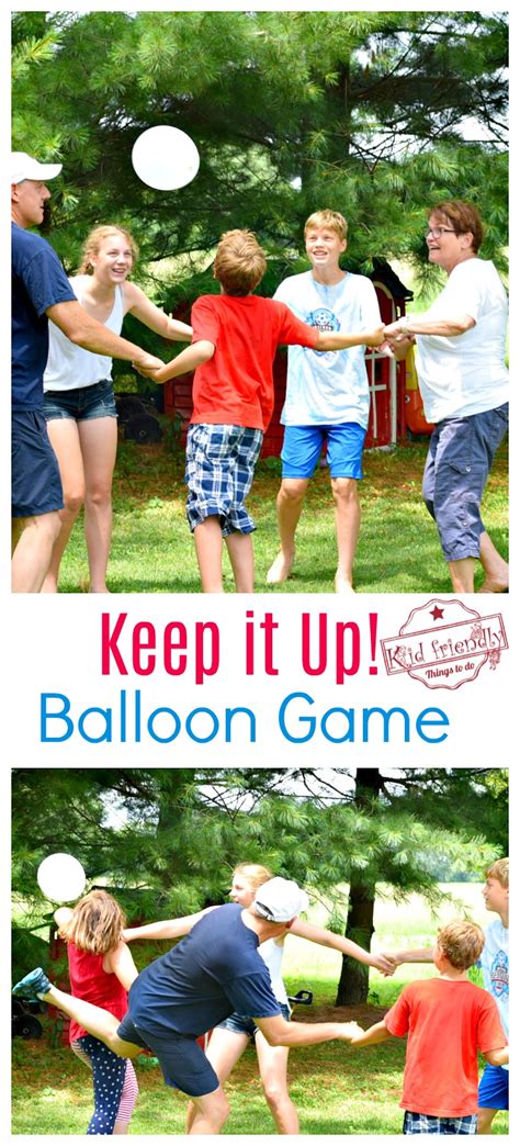 Just Keep it Up – A Fun Outdoor Balloon Game | Balloon games, Group ...