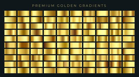 huge big collection of golden gradients background swatches - Download ...