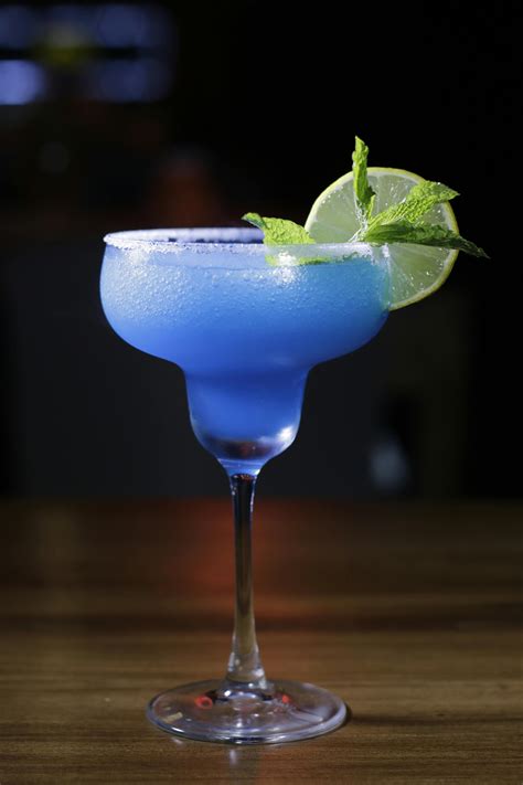 Blue Margarita With Lemon · Free Stock Photo