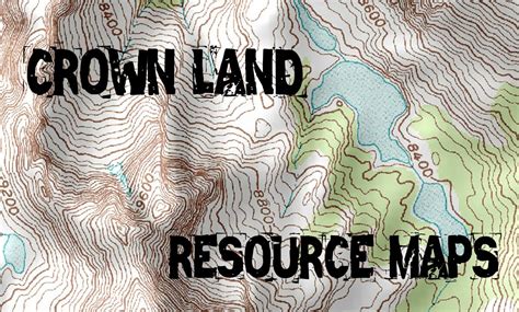 SHTF Resource Maps: Crown Land | Canadian Prepper - YouTube