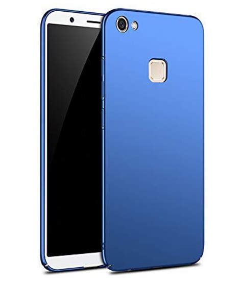 Vivo Y81 Plain Cases ClickAway - Blue Fourcut Back Cover - Plain Back ...