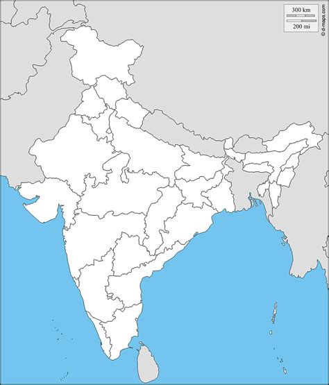 Blank Physical Map Of India From I 10, map of india 2021 HD phone wallpaper | Pxfuel