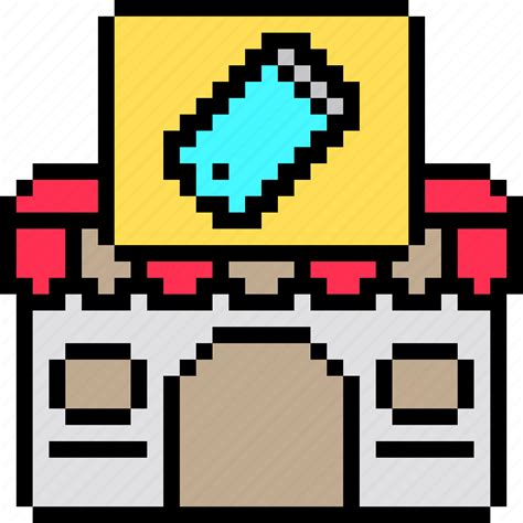 Mobile, phone, pixelart, art, game, dot icon - Download on Iconfinder