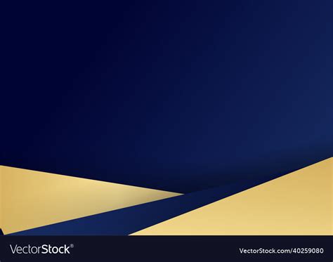 Abstract blue and gold white background Royalty Free Vector