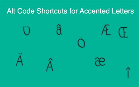 French Accent Shortcuts For Windows