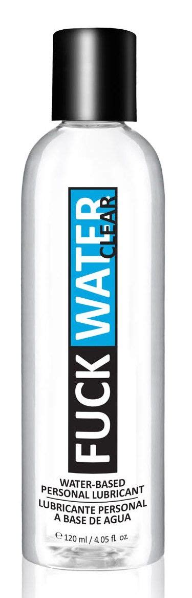 Fuck Water H2O - Clear Water Based Lubricant - 4oz - Custom Collars USA