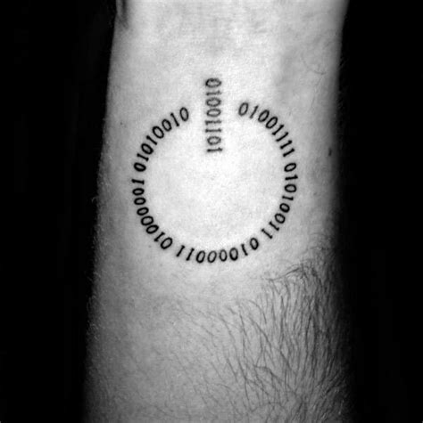 30 Binary Tattoo Designs for Men [2023 Inspiration Guide]