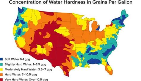 Water Hardness Usa Map - Allyce Maitilde