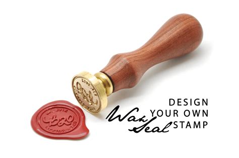 Bespoke Custom Design Your Own Logo Wax Seal Stamp | Backtozero B20