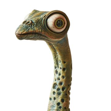 Long Neck Monster With One Eye, Monster, Alien, Cartoon PNG Transparent ...