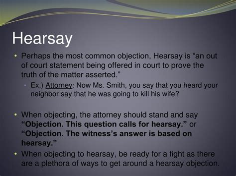 Everything You Need To Know About Hearsay Evidence – JudgeDumas