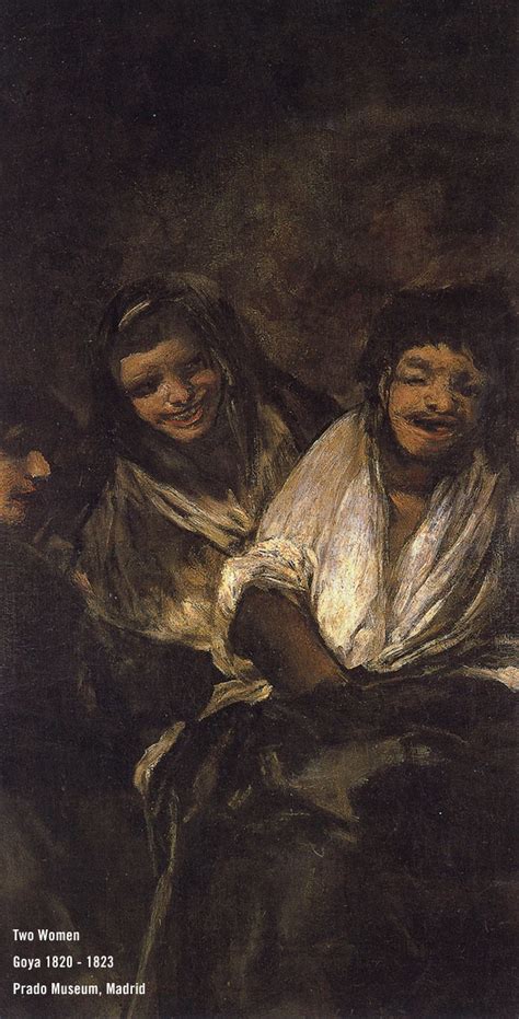 Two Women - Goya - The Black Paintings