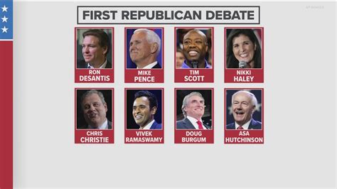 GOP presidential debate: Candidates face off for the 1st time | 11alive.com