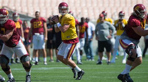 Quarterbacks shine in USC spring game