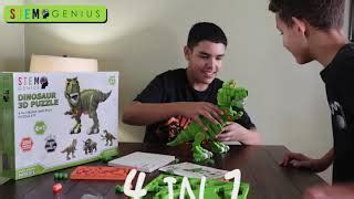 The Best 15 Stem Genius 3D Dinosaur Puzzle Instructions - greatfresharts