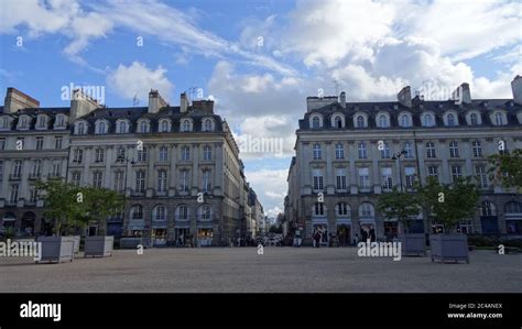 Rennes is a very beautiful and liveable city. Center architecture and ...