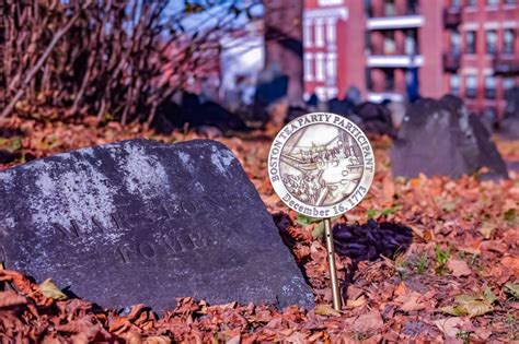 Boston Tea Party Participants Honored with Commemorative Grave Markers in Copp's Hill Burying ...