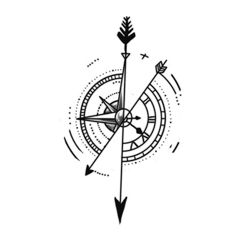 Compass Clock Drawing at GetDrawings | Free download