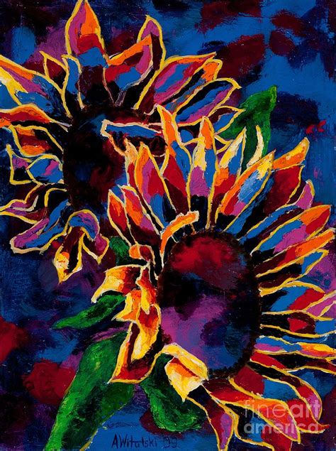 Abstract Sunflower Painting - Best Painting Collection