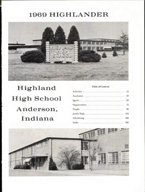 Explore 1969 Highland High School Yearbook, Anderson IN - Classmates