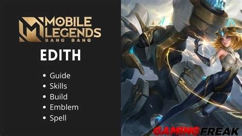 Mobile Legends Edith Guide 2022 | Edith Best Build 2022