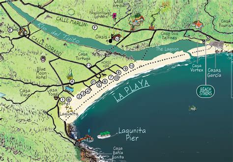 Mapa Jeff Cartography: Yelapa Walking Map 2018