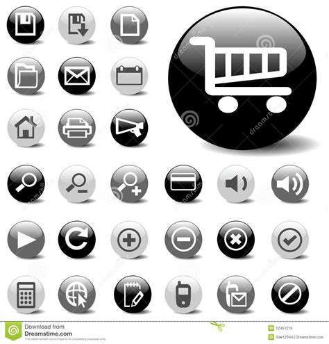 15 Web Icons Black And White Images - Black and White Web Icons, Black ...