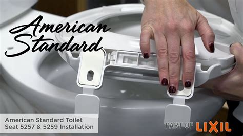 How to Install a Toilet Seat: 5257 & 5259 Models by American Standard - YouTube