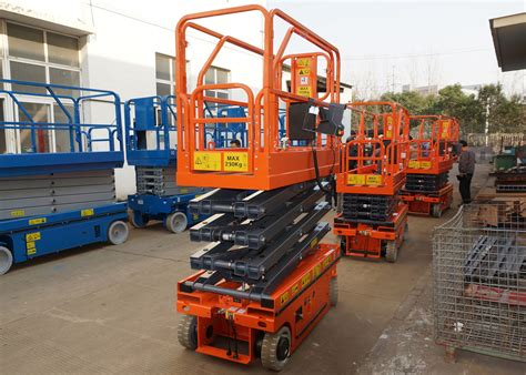 Extendable Scissor Lift Aerial Work Platform Self Propelled Electric ...