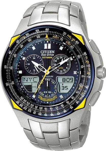 Citizen JR3090-58L Eco-Drive Men's Skyhawk Chronograph Watch, Blue Angels Flight Chronograph ...