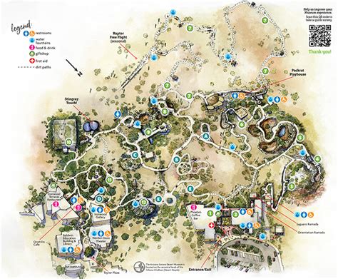 Directions and Map: Arizona-Sonora Desert Museum - a Zoo and Botanical Garden in Tucson, AZ