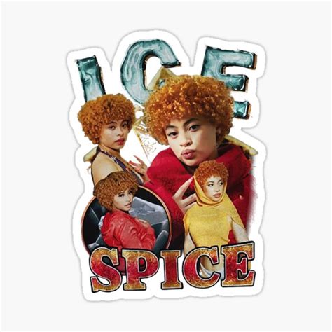 "Ice Spice" Sticker for Sale by adelaletitia | Redbubble