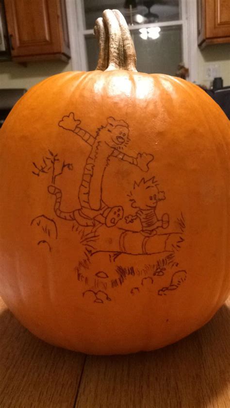 Calvin and Hobbes Pumpkin : r/calvinandhobbes