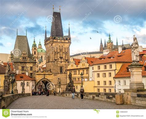 Old Town Bridge Tower, Praque Editorial Photo - Image of attraction, prague: 109650501