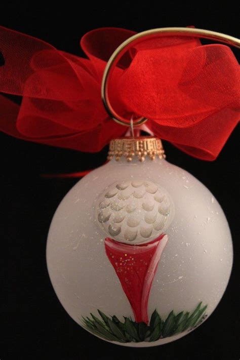 Hand Painted Golf Ball Ornament - Personalized FREE | Crafts, Golf ball crafts, Golf ball gift
