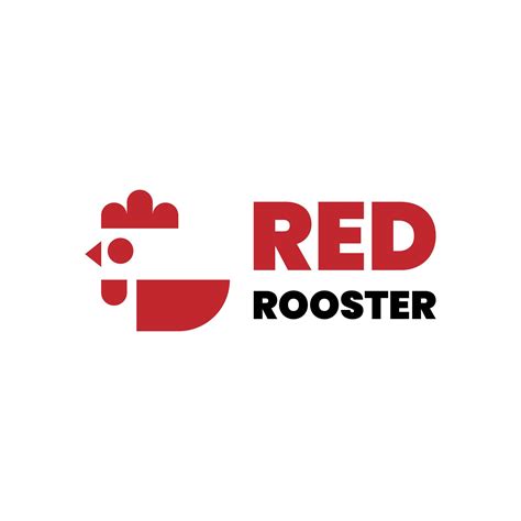 red rooster logo design 5463531 Vector Art at Vecteezy