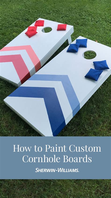 How to Paint Custom Cornhole Boards in 2021 | Cornhole designs, Outdoor ...