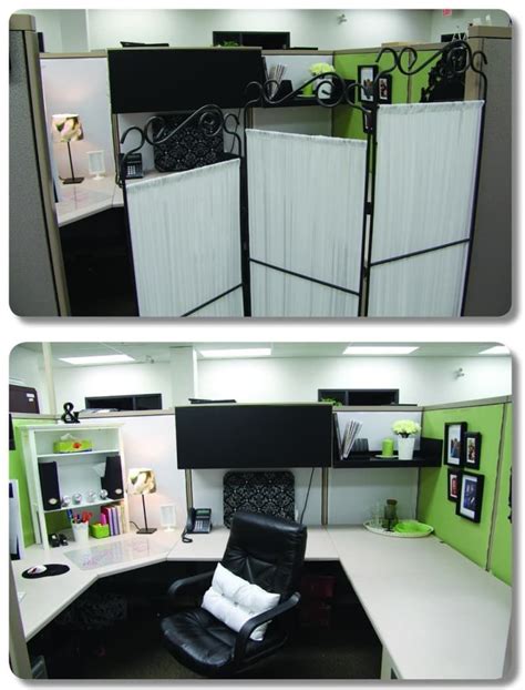 It might not lock but it's a start. | Cubicle makeover, Cubicle design ...