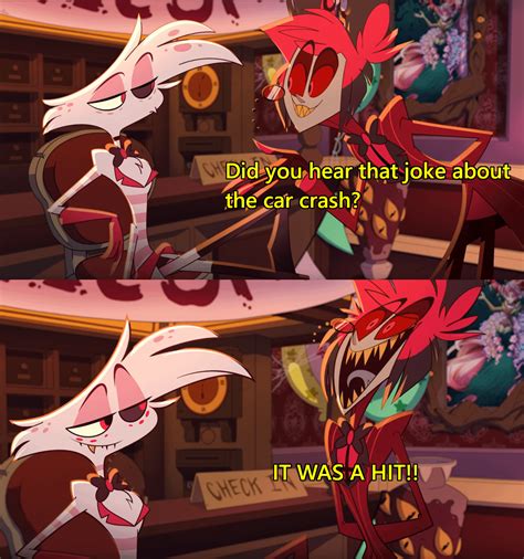 My First Alastor Dad Joke : HazbinHotel