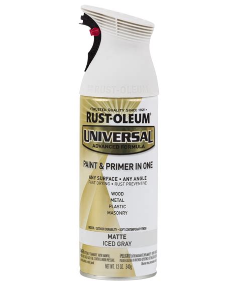 Universal 282818 12-Ounce Matte Iced Gray Spray Paint at Sutherlands