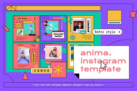 Anima Pop Instagram Template :: Behance