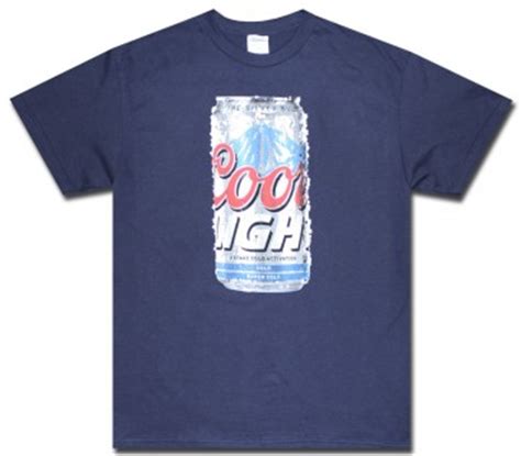 Coors Light Navy Beer Can T Shirt