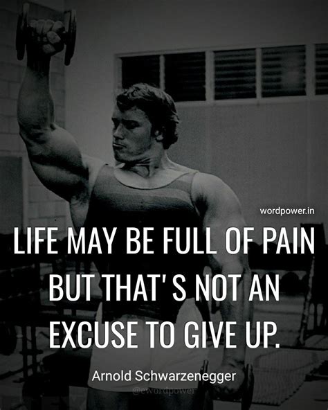 Arnold Schwarzenegger Motivational Quotes - ShortQuotes.cc