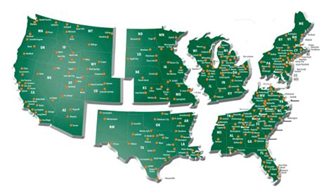 Trucking Regions Map