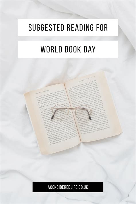 World Book Day: Suggested Reading — Welcome to A Considered Life