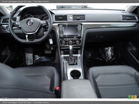 Titan Black Interior Dashboard for the 2016 Volkswagen Passat SE Sedan #122619185 | GTCarLot.com